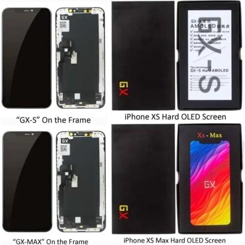 GX X Xs OLED For iPhone X Xs Max 11Pro LCD Display Touch Screen Digitizer Assembly Tested No Dead Pixel Replacement LCD