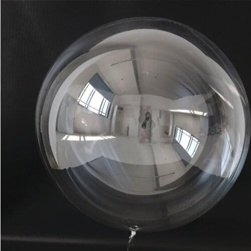 10/18/20/24/36 Inch Helium Bobo Balloons Transparent PVC Balloon Birthday Party Decoration Air Balloons Wedding Decor Favors