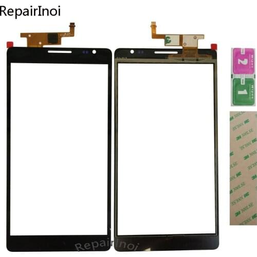 10Pieces/Lot 6.1" Mobile Digitizer Touch Panel For Huawei Ascend Mate MT1-U06 MT1 U06 Touch Screen Lens Sensor 3M Glue Wipes