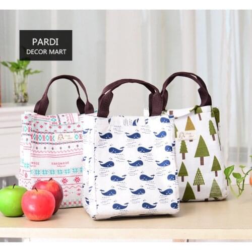 2017 Popular Cartoon Thermal insulation bag FOOD bag hand lunch bag 1pc/lot