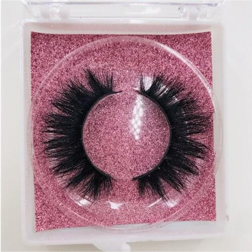3D natural lashes 20mm mink lashes custom private label logo wholesale price