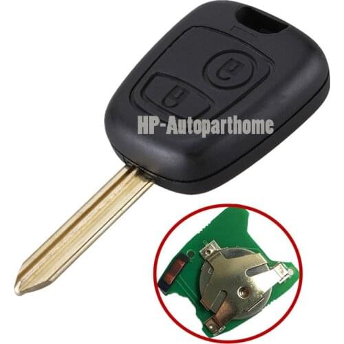 433HMz 2 Buttons Remote Car key Fob for Citroen SX9 Uncut Blade For Citroen Saxo Picasso Xsara Berlingo ID46/PCF7961 Chip