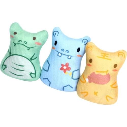 Balle Chat Cat Games Catnip Gato Kitten Toys Teeth Grinding Interactive Plush Chewing Claws Thumb Bite Mint For Cats