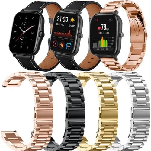 Smart Watchband For Colmi P12 P10 P9 V31 Land Terra SKY P8 Pro Plus Se V11 V23 Bracelet Strap Leather/Stainless Steel Metal Band