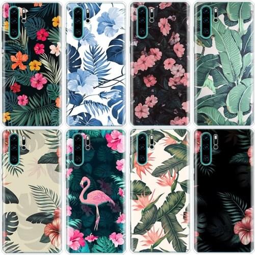 Banana leaf pattern Tropical Phone Case For Huawei Honor 9 10 20 8A Y9S Lite Pro V20 V30 Y5 Y6 Y7 Y9 2019 7A 7X 8A 8X 8S 9X 10i2