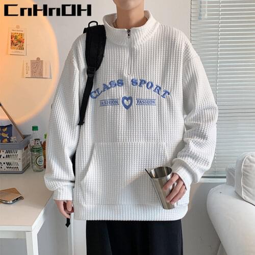 CnHnOH Men's Sweatshirts With Collar