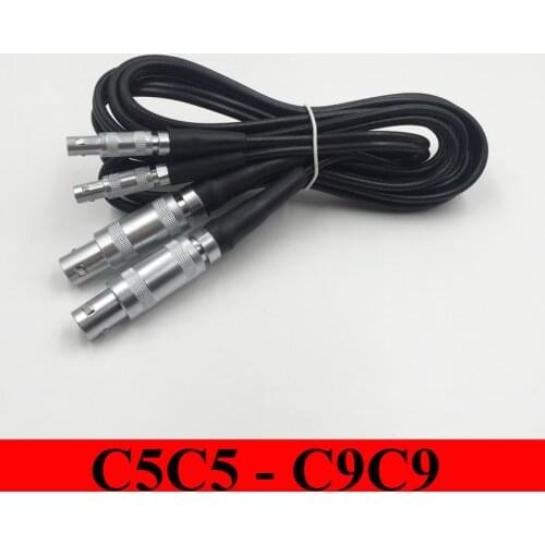 Dual LEMO 00 to LEMO 1 Krautkramer Cable for flaw detector, EqualityC5C5-C9C9