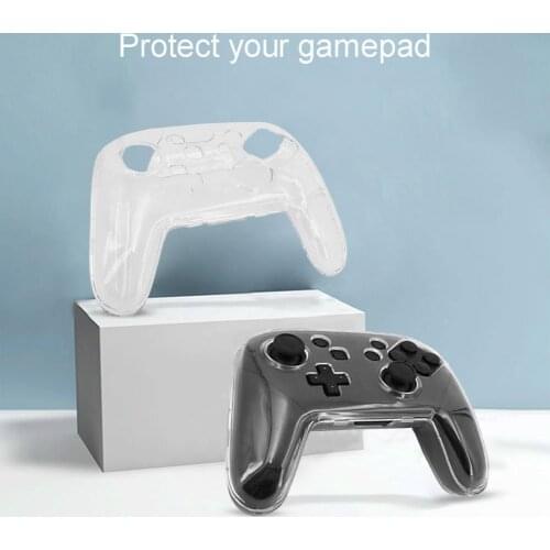Perfect Fitting Protective Shell Transparent Clear Crystal Game Controller Gamepad Protective Cover Case for Switch PRO/NS PRO