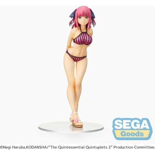 Pre-Sale The Five-Half Bride Nakano Noono Swimsuit Anime Figures Model Ornaments Collections Model Toys Cute Cartoon Doll