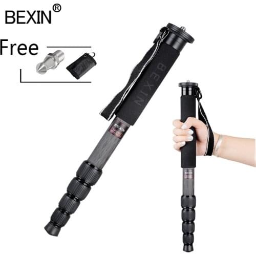 Lightweight camera tripod monopod carbon fiber monopod video DSLR stand portable shoot stick for paint camera smartphone video