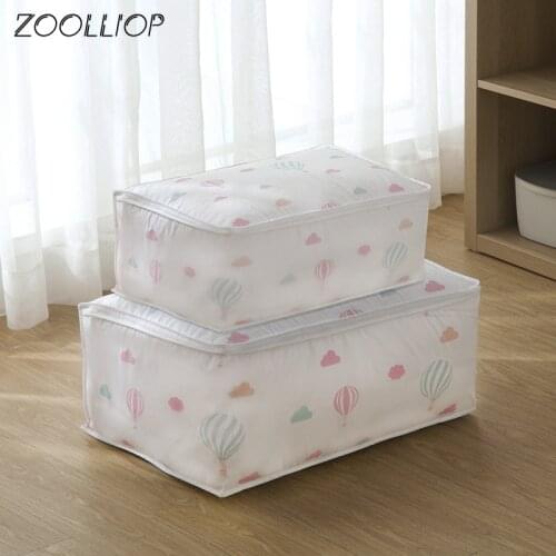 Fashion hot 2018 Household Items Storage Bags Organizer Clothes Quilt Finishing Dust Bag Quilts pouch Washable quilts bags 1pc