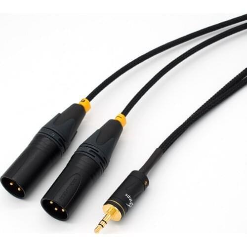 Mogami XLR Cable 3.5mm Jack Male to Dual XLR Male Splitter Cable for Microphones Speakers Sound Consoles Amplifier Not Balanced