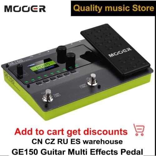 MOOER GE150 Guitar Effect Pedal Guitar Pedal 55 Amplifier 151 Effect 80s Looper 40 Rhythms 10 Metronome guitar accessories GE100