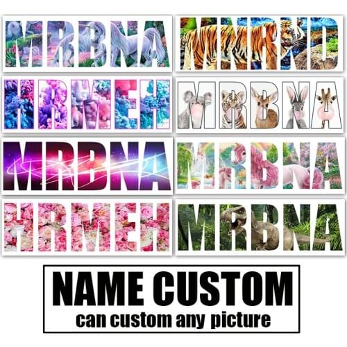 Cartoon Name Letter Photos Custom 5D Diamond Painting Cross Stitch Full Square Diamond embroidery Mosaic Home Decor Kids Gift