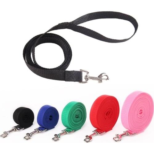 Pet Dog Leash Nylon Leash For Small Medium Dogs Cats Puppy Walking Running Leashes Lead Pet Supplies-1.5M 1.8M 3M 4.5M 6M Length