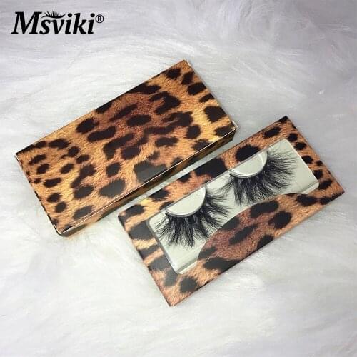 5D 25mm Mink Eyelashes Package Box Fluffy Wispy Volume False Lashes Dramatic Eye Lash Reusable Eyelash Makeup Bulk Wholesale