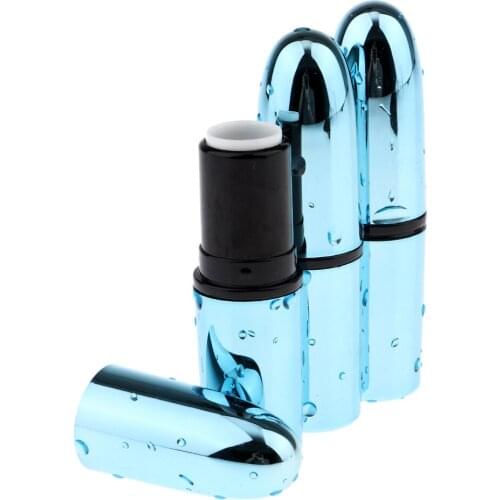 Plastic -shape Empty Lipstick Tubes Refillable Lipgloss Containers 3x