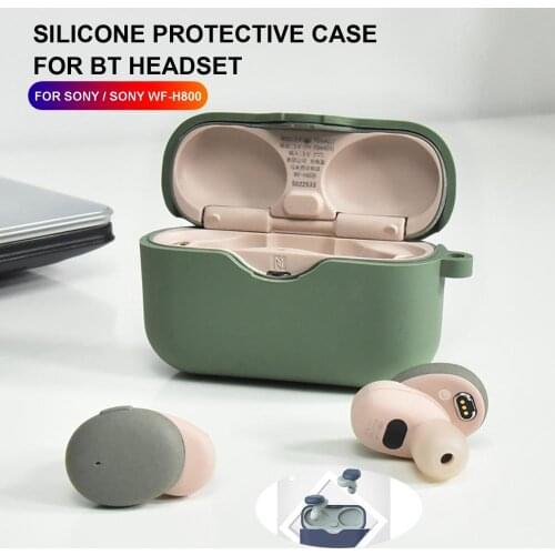 Shockproof Anti-drop Bluetooth Earphone Protective Case Cover for Sony WF-H800 Headphone silicone protective cover