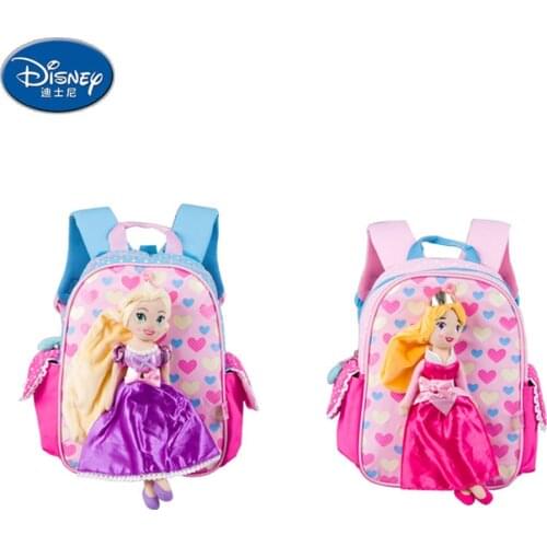 Disney Cute Kids Toddler School Bags Backpack Children Kindergarten Schoolbag 3D Cartoon Bag for Girls Boys mochila infantil