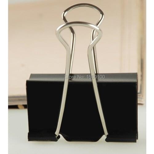 Free Shipping (60pcs/set)15mm binder clips ticket clip long tail paper clip office/school supplies metal clamp