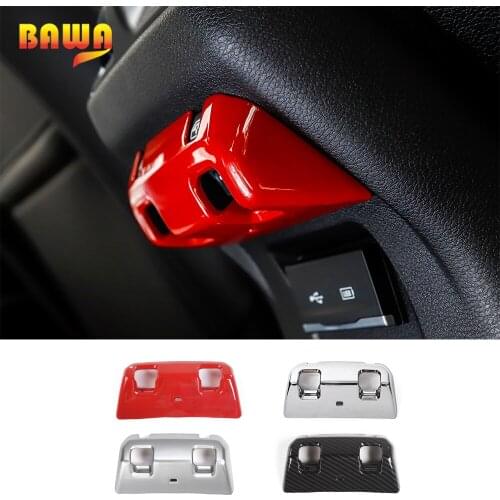 BAWA Interior Mouldings for Jeep Wrangler JL 2018+ Rear Window Switch Decoration Trim for Jeep Wrangler JL Accessories