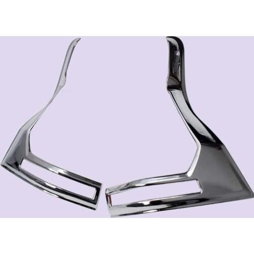 ABS chrome tail light cover For Toyota Land cruiser Prado FJ150 FJ 150 car styling lamp cover accessories for prado 2018 2pcs