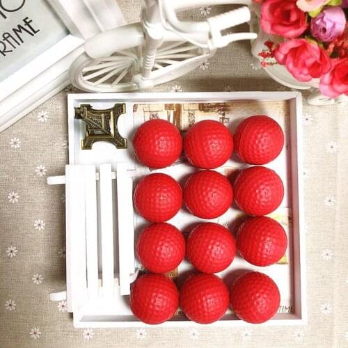 55% Discounts Hot 10Pcs Golfer Foam Golf Soft Indoor Practice Balls Swing Exercise Training Tools