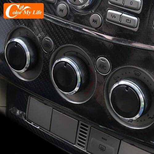 3Pcs/set Air Conditioning Heat Control Switch Knobs AC Knob for Ford Focus 2 MK2 Focus 3 MK3 Sedan Hatchback Mondeo Car Styling