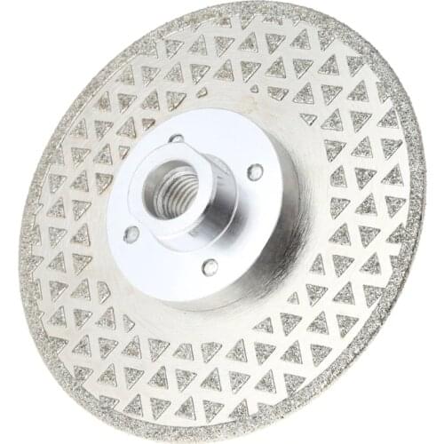 4.5" M14 Electroplated Diamond Cutting Grinding Disc Saw Blade For Granite Marble