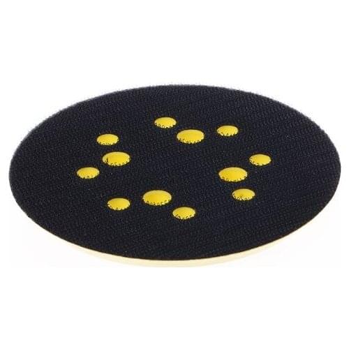 5 Inches 125 MM 8-Hole Back-up Sanding Pad 4 Nails Hook and Loop Sander Backing Pad for Electric Grinder Power Tools 62KD