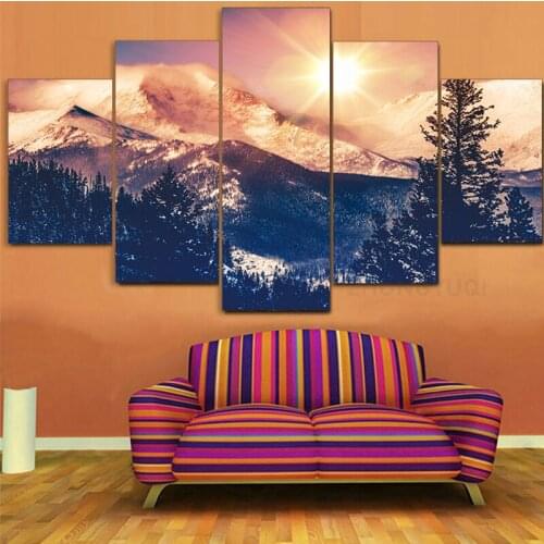 5 Pieces Car Chevrolet Bel Painting Print On Canvas Posters For Modern Decorative Bedroom Living Room Home Wall Art Decor