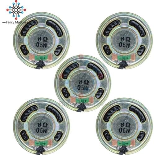 5Pcs 8 Degree 0.5W Small Trumpet 36mm Diameter Loudspeaker Loud Speaker