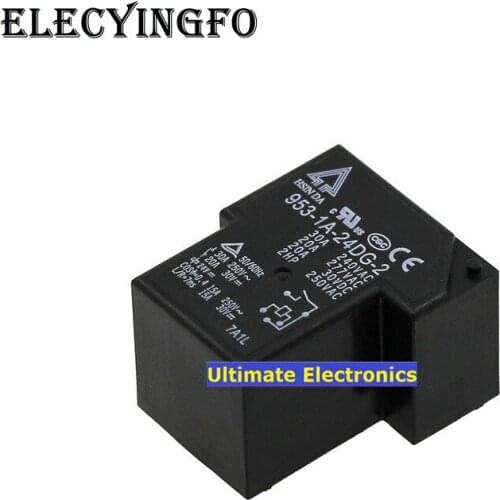 5pcs Power relay 953-1A-24DG-2 24VDC 30A 5feet