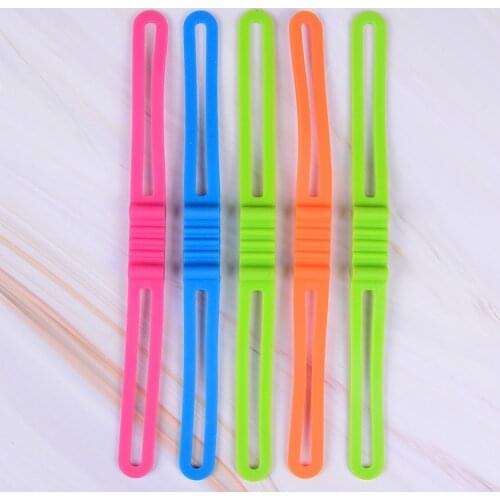 5Pcs Bicycle Handlebar Tape Bicycle Light Holder Strap Band Phone Fixing Elastic Tie Rope Cycle Bandages Bike Accessories