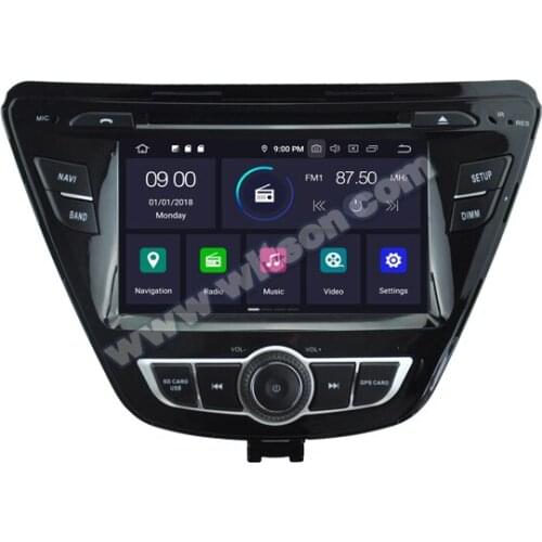 7" Octa-Core Android 9.0 Pie OS Car DVD Multimedia Navigation GPS Radio for Hyundai Elantra 2014-2015 & Hyundai Avante 2014-2015