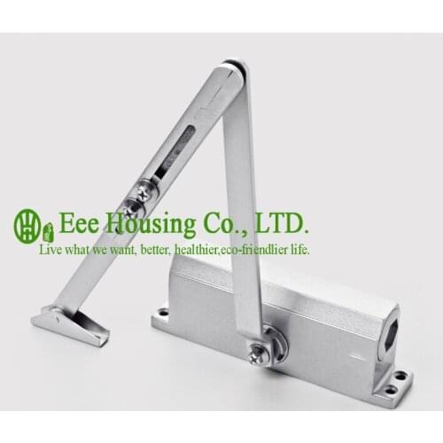 Free Shipping Automatic Aluminum Alloy Door Closers/ Max bearing capacity 60KG, Commercial Door Closer, Silver Aluminium Alloy