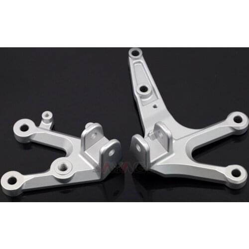 For YAMAHA YZF R3 2015 R25 MT03 2017 2014 2020 Front Footrest Foot Peg Pedal Mount Bracket Left Right Motorcycle Accessories