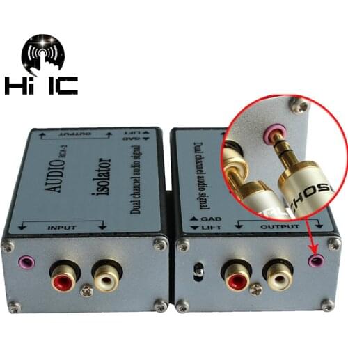 Dual Channel Audio Signal Isolator Transformers Audio Filter Isolation Transformer Eliminate Acoustic Current Noise