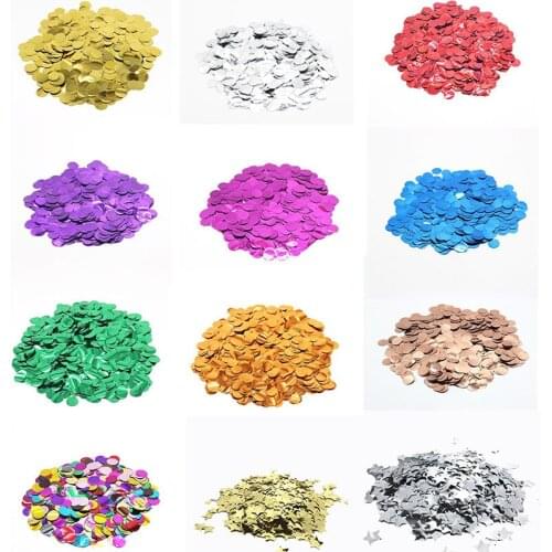Confetti paper balloons filled with confetti sequins 1 5 cm color wedding away round pieces of paper