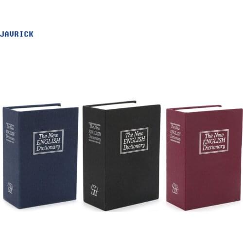 JAVRICK Mini Home Security Dictionary Book Safe Cash Jewelry Storage Key Lock Box Hot