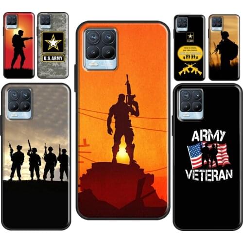Camo military Army Case For OnePlus 9 Pro 7 8 T Nord Cover For OPPO Realme C3 C11 C15 C21 GT Neo 6 7 8 Pro