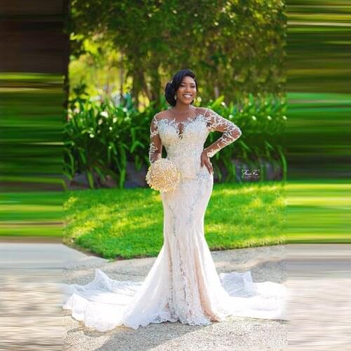 KSDN Long Sleeve Wedding Dresses