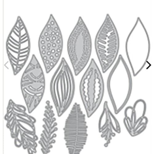 Leaf Mix Metal Cutting Dies for DIY Scrapbooking Crafts Dies Cut Stencils Maker Photo Album Template Handmade Decoration Cutting