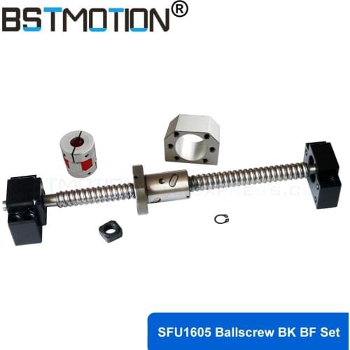 SFNU1605 Metal Deflector Ballnut 1605 Ball screw BK12 BF12 End Support Block DSG16H Nut housing holder Jaw Coupling for CNC