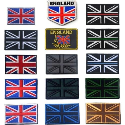 Union Jack England UK Great Britain Flag Patch England UK Great Britain patch The United Kingdom Flag Badge patches Applique