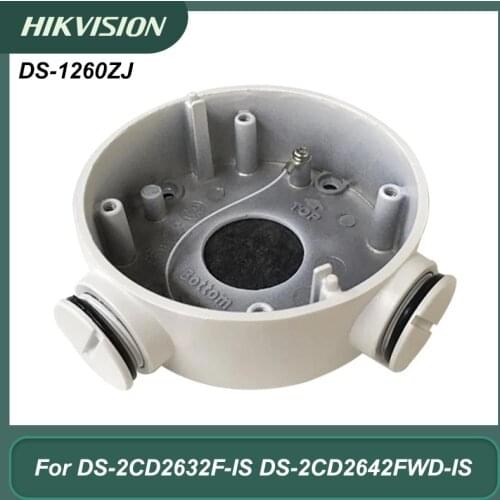 Hikvison Wall Mount Bracket DS-1260ZJ CCTV Accessories Junction Box Suit For DS-2CD2632F-IS DS-2CD2642FWD-IS Bullet Camera
