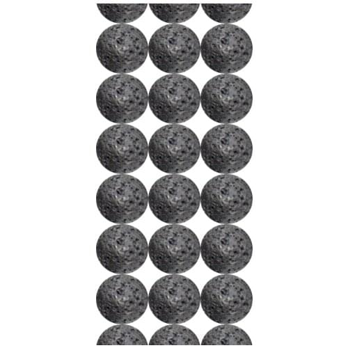 Natural Black Volcanic Lava Stone Round Shape Natural Stone Beads Wholesale DIY Jewelry Bracelet Making 4 6 8 10 12 14 mm Beads