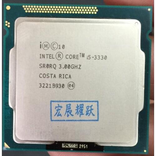 Intel Core i5 3330 i5-3330 Processor (6M Cache, 3.0GHz) LGA1155 CPU 100% working properly PC Computer Desktop CPU