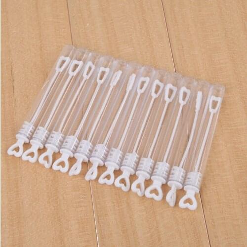 12Pcs/Lot Empty Bubble Soap Bottles Wedding Birthday Party Childrens Toy Baby Shower Bubbles Maker Kids Outdoor Fun Bubble Toy