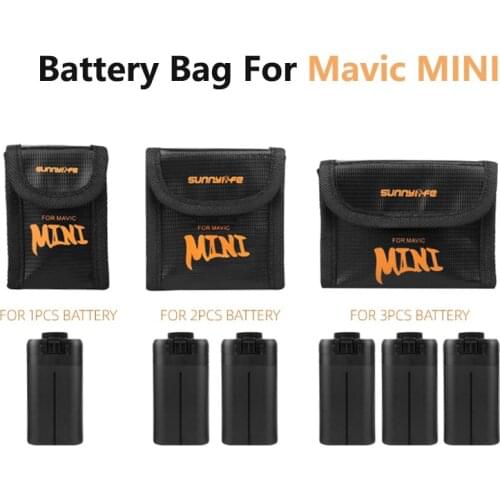 Battery Safe Bag for DJI Mavic MINI 2 Water-proof Explosion-proof Battery Protective Bag for DJI Mavic Mini Drone Accessories